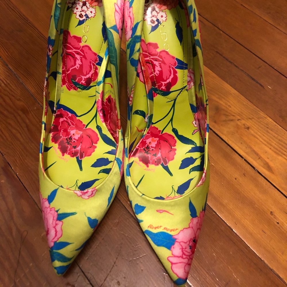 Aldo Flower Power Heels